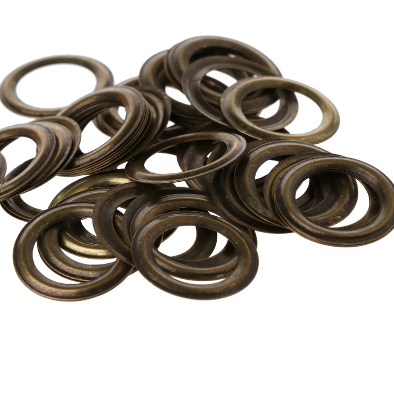 

100Pcs 5/6/8/10/12mm Metal Eyelets Grommet Scrapbook Stamping Leather Craft DIY M89A