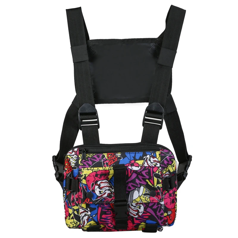 Холщовые тактические нагрудные сумки для мужчин уличная одежда повседневная