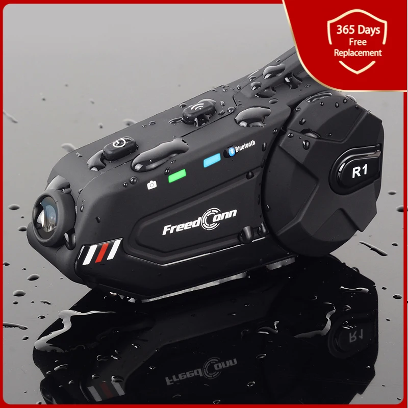 Гарнитура HD 1080P камера для мотоцикла водонепроницаемая Bluetooth видео 6 всадников Wifi