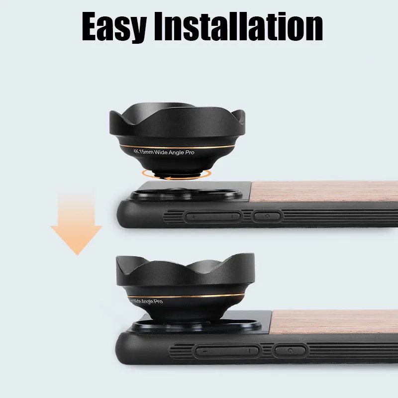 17mm thread lens phone case for iphone 11 12 13 pro max xs 7 8 plus samsung huawei for kase anamorphic macro telephoto lens dof free global shipping