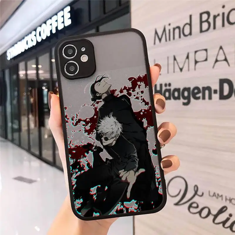 

Jujutsu Kaisen Phone Case For iphone 12 11 8 7 plus mini x xs xr pro max matte transparent cover
