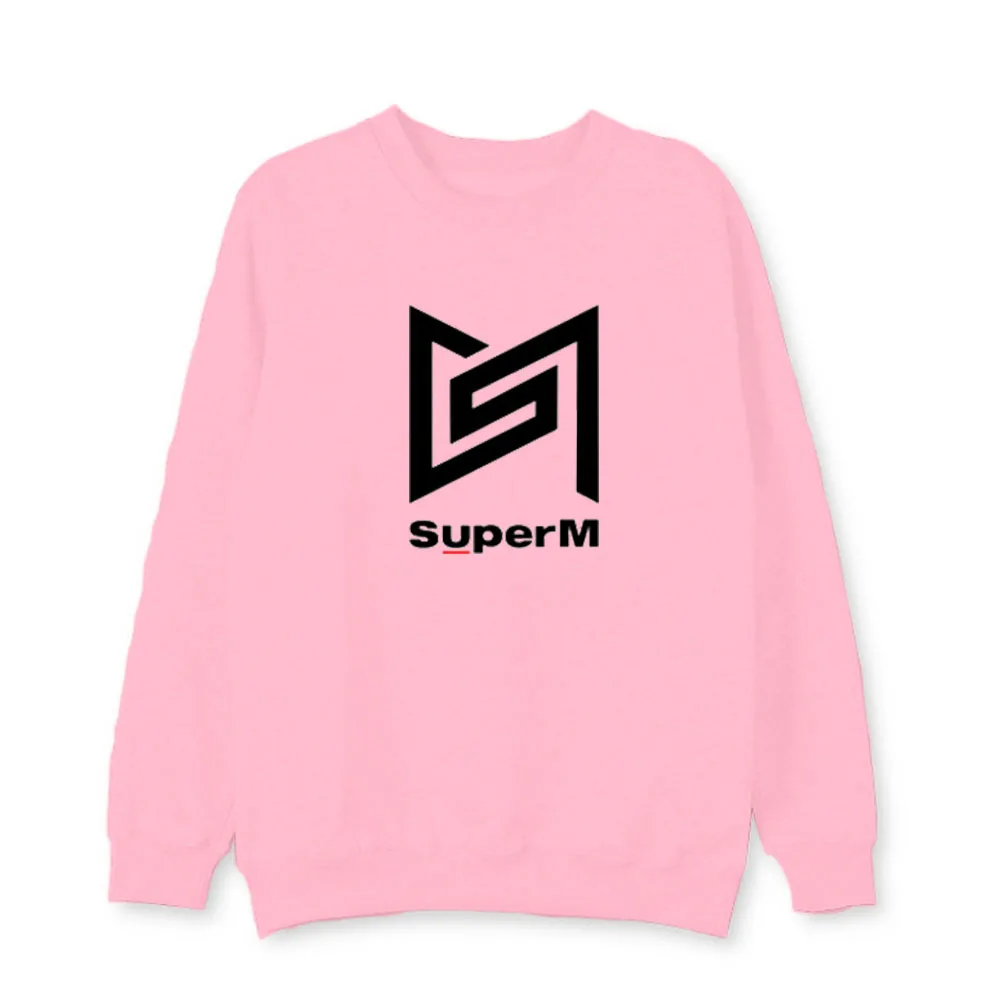 Новые корейские K-pop SuperM BAEKHYUN KAI толстовки KPOP поддерживающие плюс размер пуловеры