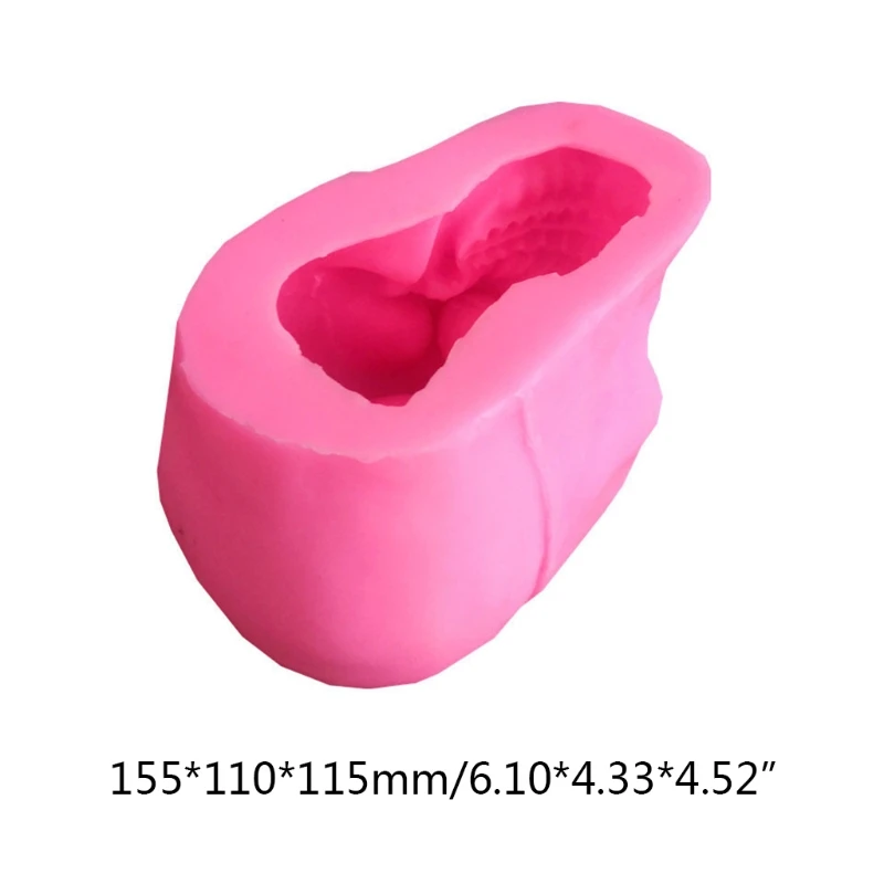 

X7AF Diy Epoxy Crystal Resin Silicone Mold Skull-shaped Ashtray Mold for DIY Craft