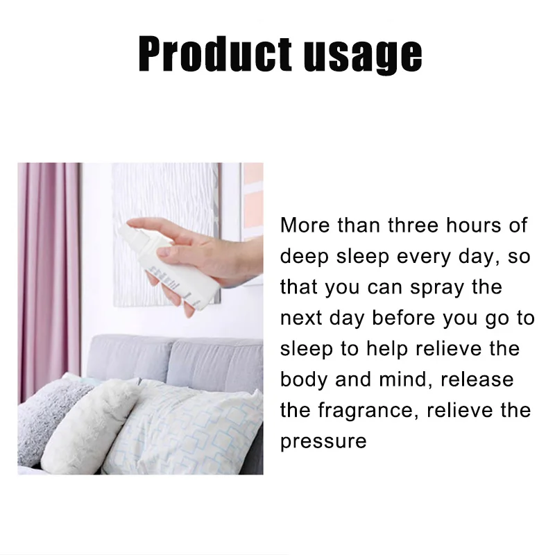 Лаванда Успокаивающая эссенция масло спальный увлажняющий тоник спрей