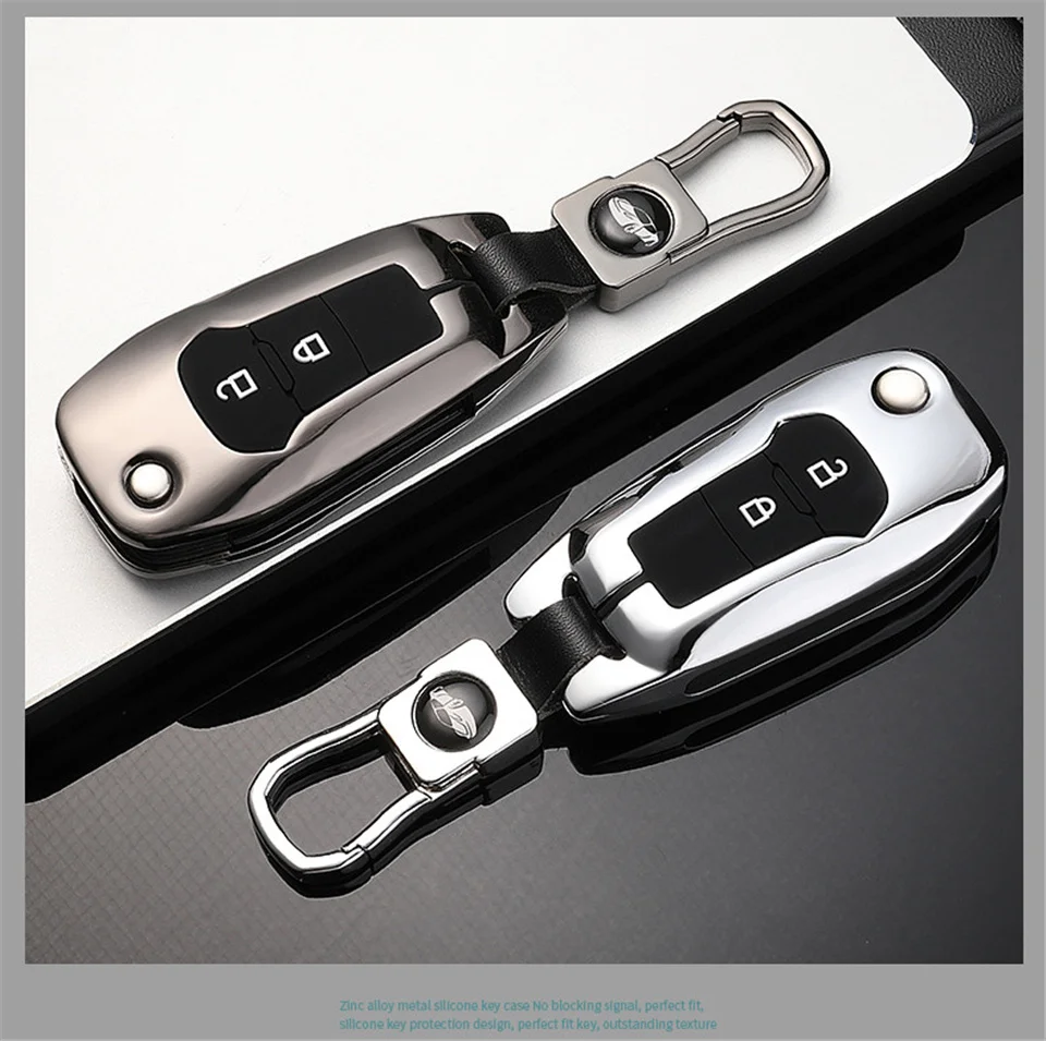 Custodia Cover chiave auto per Ford Fusion Fiesta Escort Mondeo Everest Ranger accessori portachiavi auto coperchio chiave supporto tappo proteggi Set - H3d68936b53004d7fb45196e8926ce4e3e
