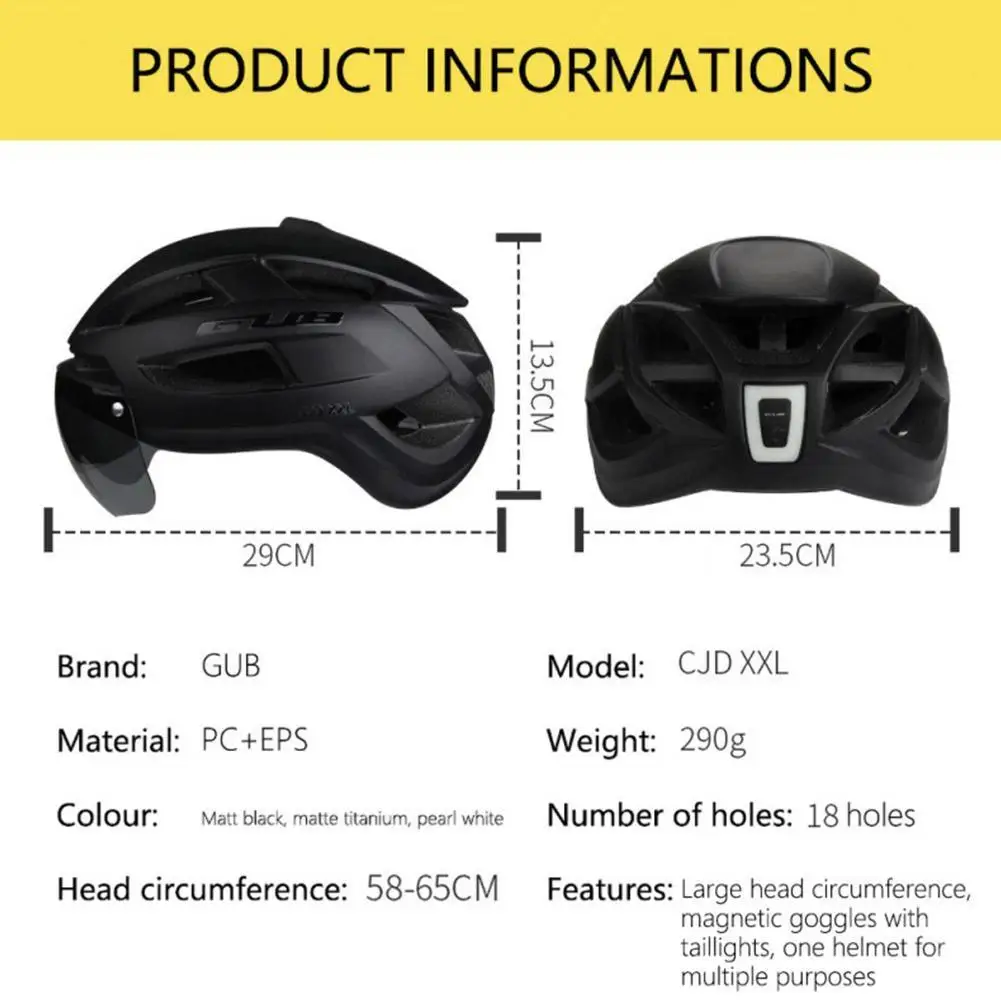 

1pcs Helmet Led Light Cycling Helmet Road Mountain Bike Helmet MTB Bicycle Helmet With Taillight Sports Safe Caps Outdoor