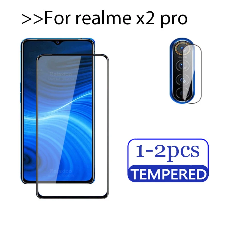 1-2 шт. стекло для объектива Realme X2 Pro чехол закаленное Oppo x2pro x 2 pro Защитная