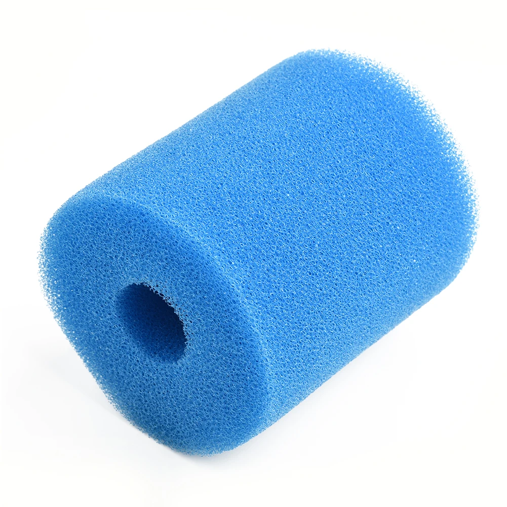 

Blue Filter Sponge Cartridge Equipment Filter Outdoor Replacement Reusable