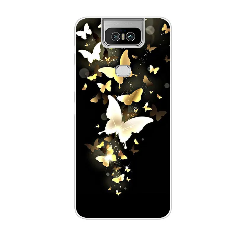 Чехол для Asus ZS630KL силиконовый чехол Zenfone 6 мягкий из ТПУ ZS ZS630 630 630KL KL I01WD 2019 6Z |