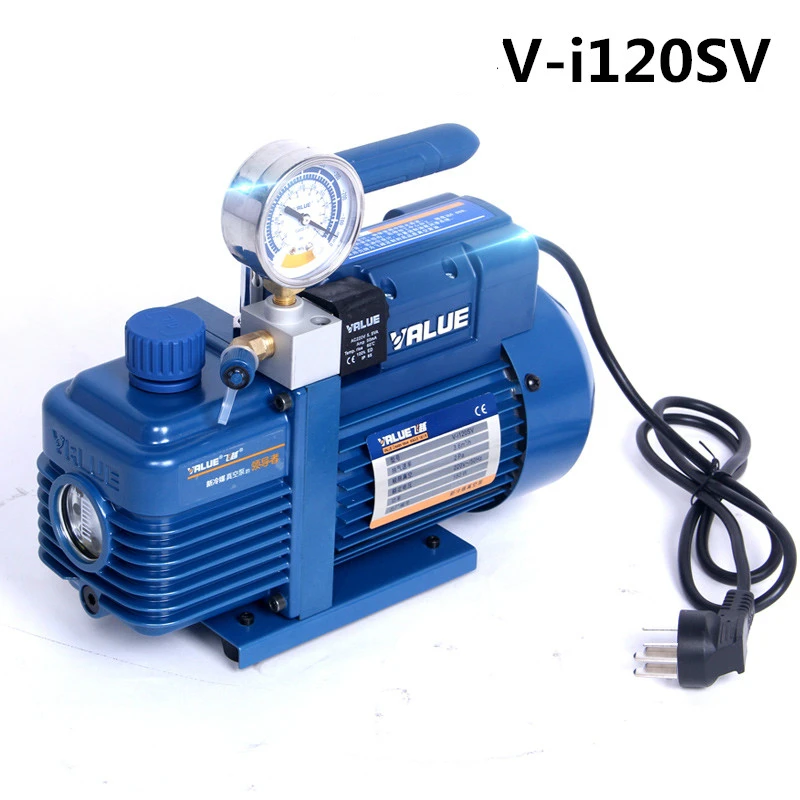

220V 180W V-i120SV New Refrigerant Vacuum Pump Air Conditioning Pump Vacuum Pump for R410A R407C R134a R12 R22