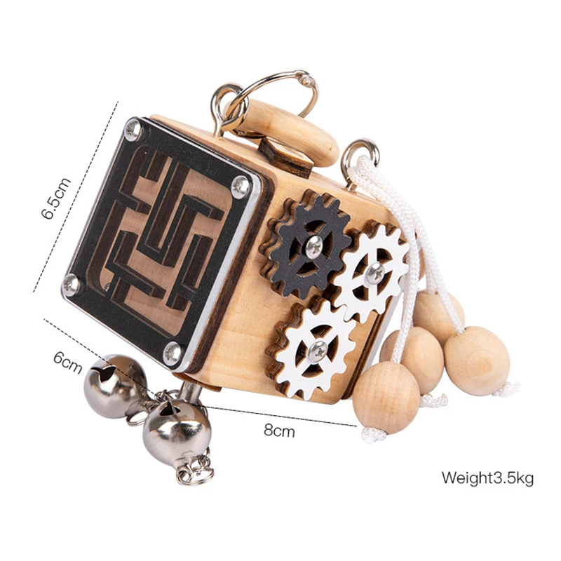 

Children's Early Education Toys Intellectual Science Puzzle Children Educational Box Toy Game Unlock Gift Buckle Lock