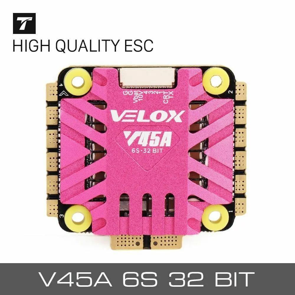T motor V45A/P50A/P60A 6S 32Bit 45A/50A/60A бесщеточный ESC 10V/2A для радиоуправляемого дрона|Детали и