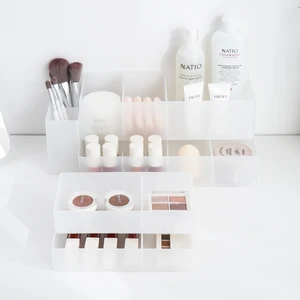 Регулируемый ящик для хранения косметики пластиковый ящик стиль мелочи косметический контейнерный делитель Настольный ящик для отделки