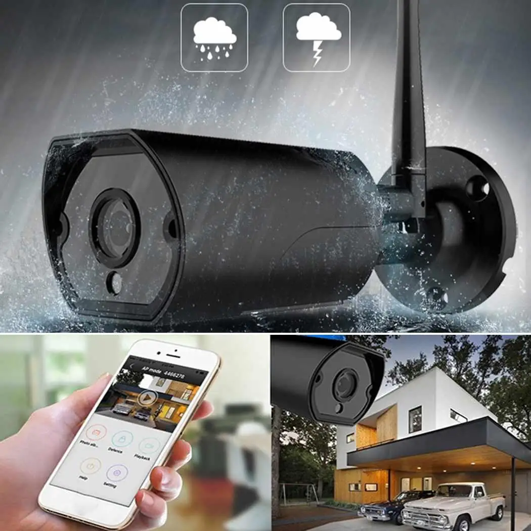 Беспроводная камера видеонаблюдения цифровой видеорегистратор система cctv s