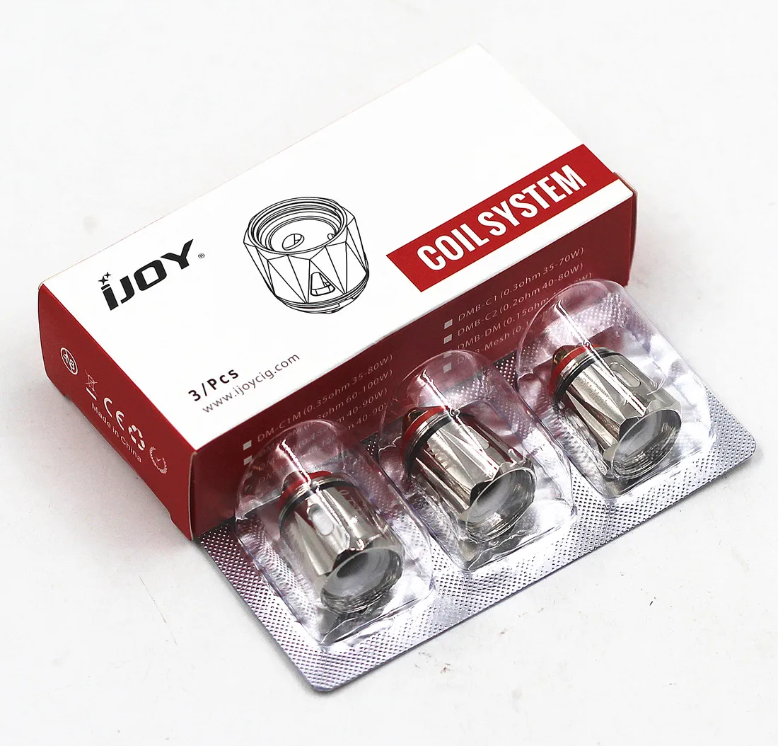 IJOY dm сетка 0 15 Ом 40 90 Вт Сменные картриджи подходят для капитана/алмаз/Катана/Shogun