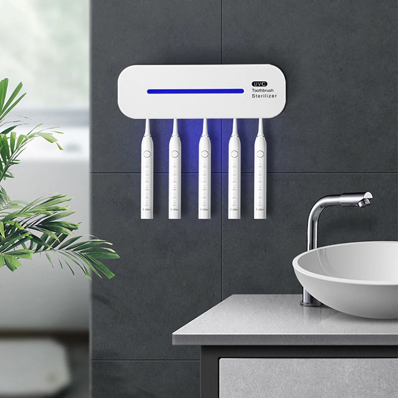 

Intelligent Ultraviolet Toothbrush Sterilizer USB Charging Toothbrush Holder Toothbrush Sterilization Rack Bathroom Products