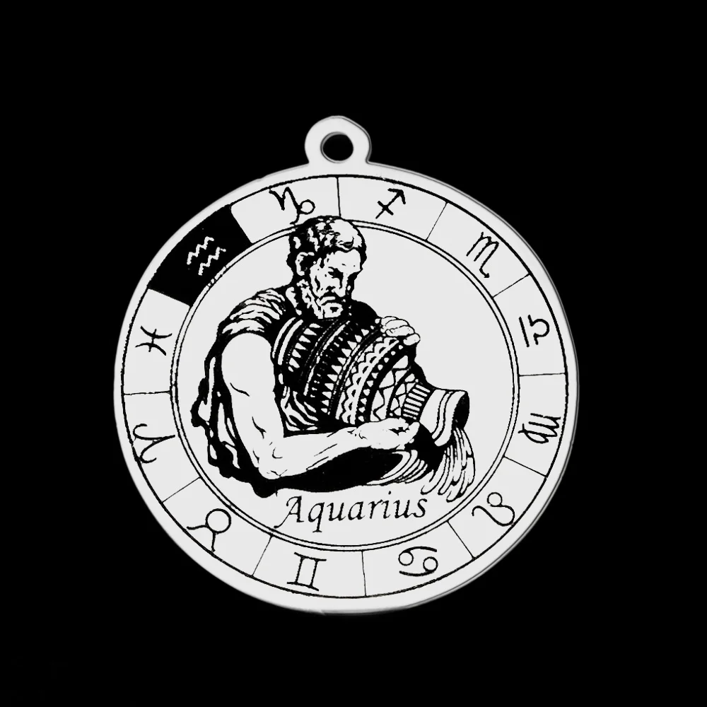 Подвеска знаки Зодиака из нержавеющей стали 316 5 шт./лот