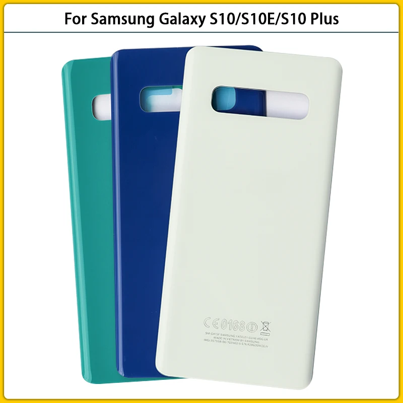 10 шт. новый задний корпус S10 для Samsung Galaxy S10/S10E/S10 Plus G973 G975 Стеклянная Крышка