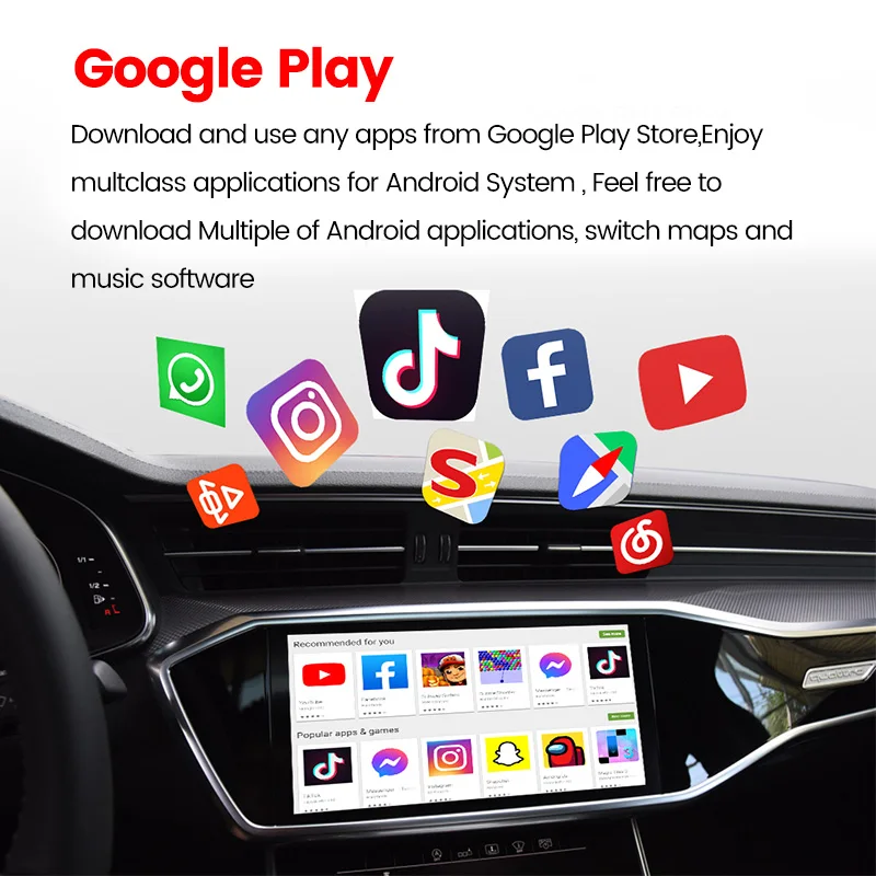 Беспроводной модуль Carplay Decorder Box для Aston Martin DB11 Android Автомобильный мультимедийный