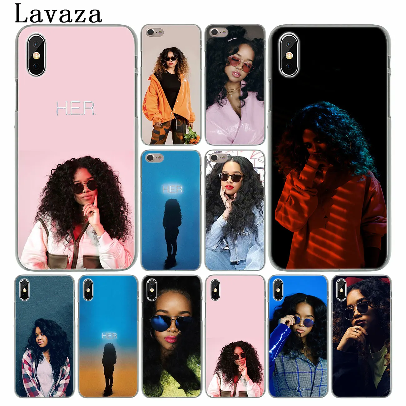 Жесткий чехол для телефона Lavaza Singer H.E.R Gabi Wilson iPhone XR XS X 11 Pro Max 10 7 8 6S 5 5S SE