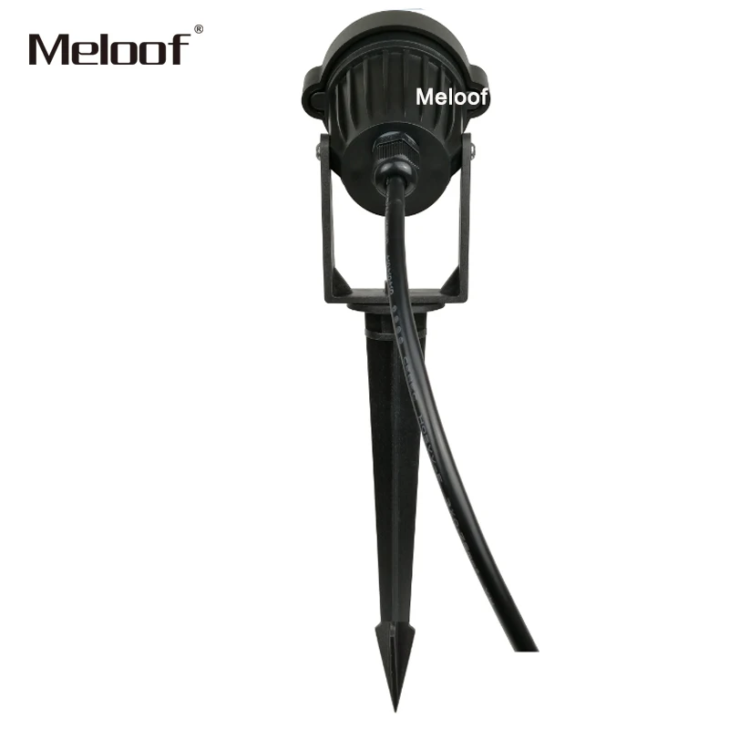 Colorful discoloration LED Garden Lawn Lamp Light 220V 110V Outdoor LED Spike Light 9W Path Landscape Waterproof Spot Bulbs RGB