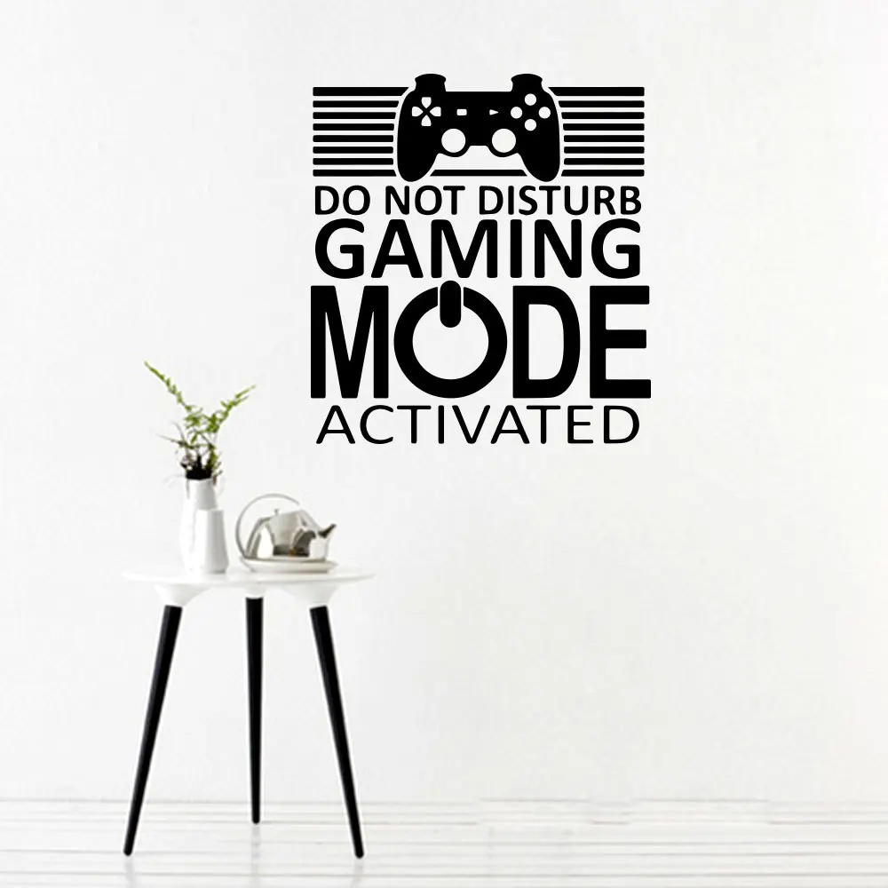 Настенная Наклейка Не беспокоить в режиме игры креативная на окно дверь