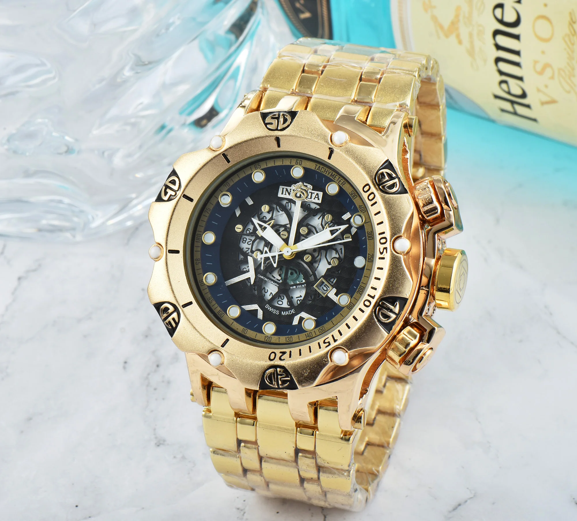 

Men's stainless steel AAA + mechanical watch -WR-77
