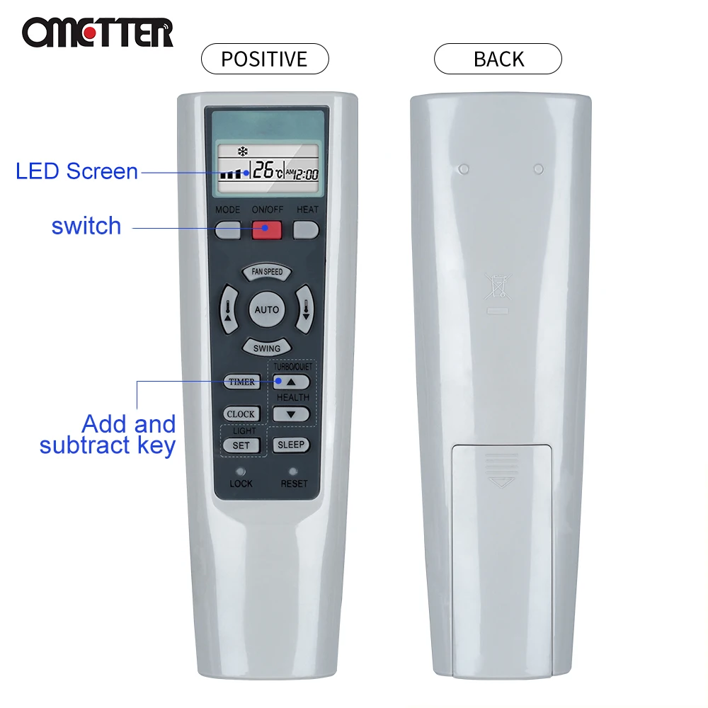 Подходит для Haier воздухокондиционер дистанционный пульт YR-W08 YL-W08 YR-W03 YR-W02 YR-W01 YR-W04