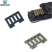 wadsn tactical airsoft 5 slot rail cover with wire loom hunting flashlight picatinny rail cover accessories 8pcs1lot