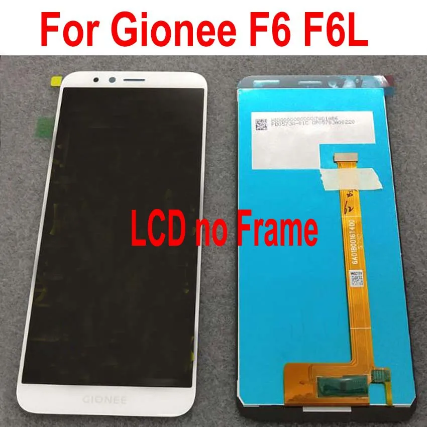 

100% Tested Good Working Touch Panel Screen LCD Display Digitizer Assembly Glass Sensor Pantalla + Frame For GiONEE F6 F6L 5.7"