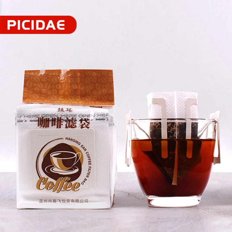 

Disposable Hanging Ear Coffee Filter Bag Food Grade Environmentally Friendly Coffee Filter Paper Bag Portable Inner for Espresso