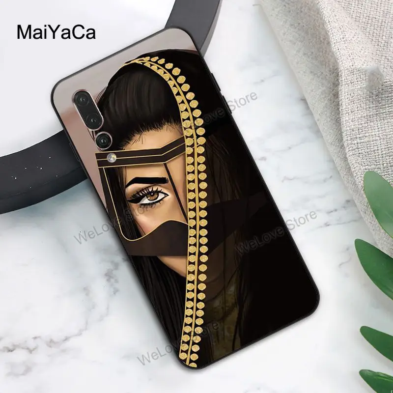 MaiYaCa Woman In Hijab Muslim Islamic Gril Eyes Case For Huawei P Smart 2019 Z P10 P20 Lite P40 P30 Pro Mate 10 30 20 Lite Cover images - 6