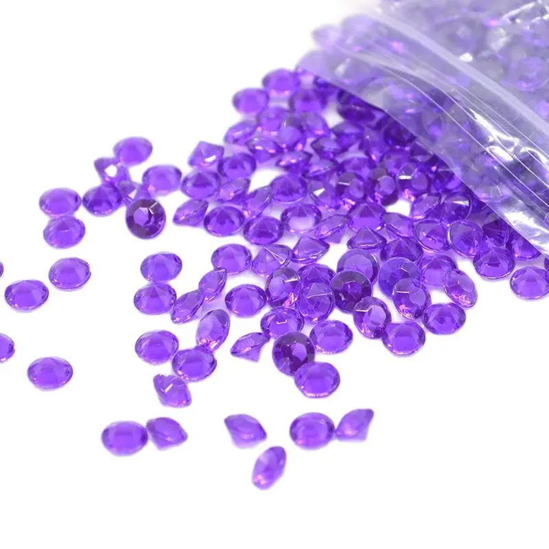 500 шт. 8 мм свадебное украшение для вечеринки свадьбы конфетти Алмазный Свадебный