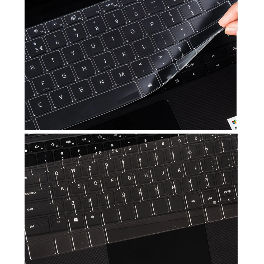 Силиконовый прозрачный чехол для клавиатуры новинка 2020 Dell XPS 13 9300 4 9365 9360 3 дюймов с