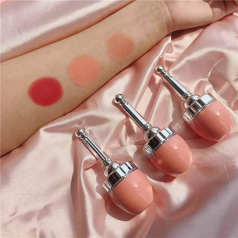 

XIXI Blusher Palette Cheek Red Makeup Mineral Blush New Design Face Cosmetics Easy To Color Long Lasting Korean Makeup with Puff