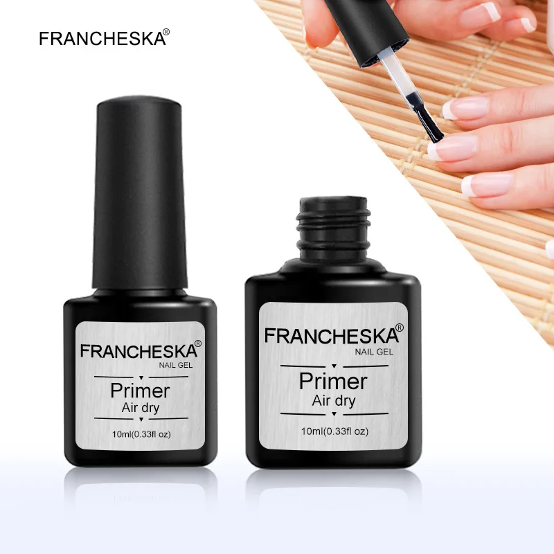 

Francheska 10ml Fast Air Dry Primer UV LED Gel Base Primer No Need Of UV/LED Lamp Soak Off Gel Nail Polish For Nail Art Design