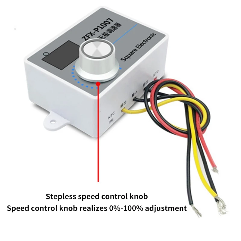 Digital Display Speed Regulator AC 220V Controller 0%-100% for Fan/Incandescent Lamp/Chainsaw/Heater | Обустройство дома