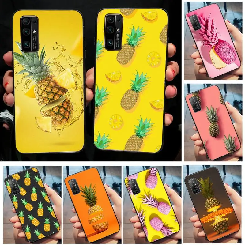 Цветной чехол для телефона с изображением ананаса Huawei Honor 20 10 9 8 8x 8c 9x 7c 7a Lite view