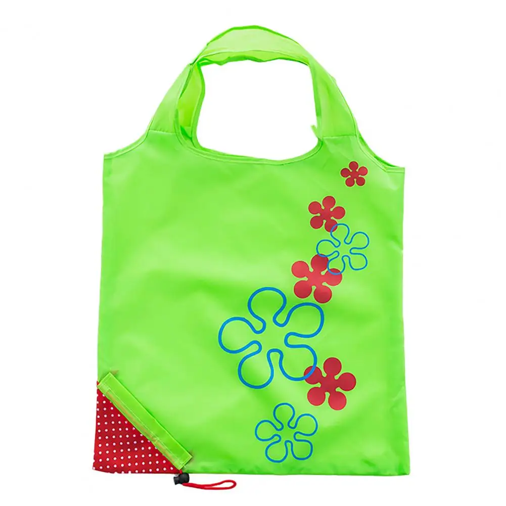 

Eco-friendly Large Washable Shopping Bag Heavy Shopping Handbags Strawberry Reusable Waterproof Foldable Shopping Bag