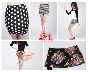 Женская леопардовая юбка в горошек, с полосками и цветочным принтом зебры, ярких цветов, Новая Летняя Повседневная мини-юбка, 1 шт., 2017
