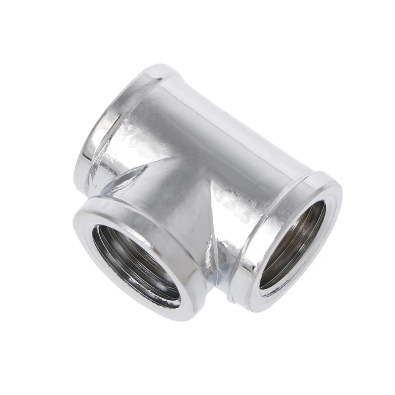

T-Shape G1/4\" Thread 3-Way Inner Teeth Connector Computer Water Cooling Fitting R2JB