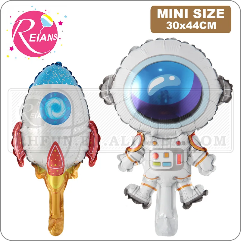 Mini Astronaut Rocket Fire Engine Boys' Favorite Toy Foil Balloon Birthday and Children's Day Opening Party Decorative Ball