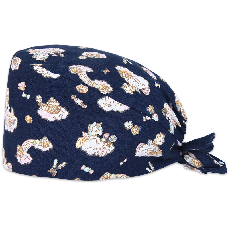 Единорог синий ветеринарный скраб Кепки s шаблон стоматологический кормящих