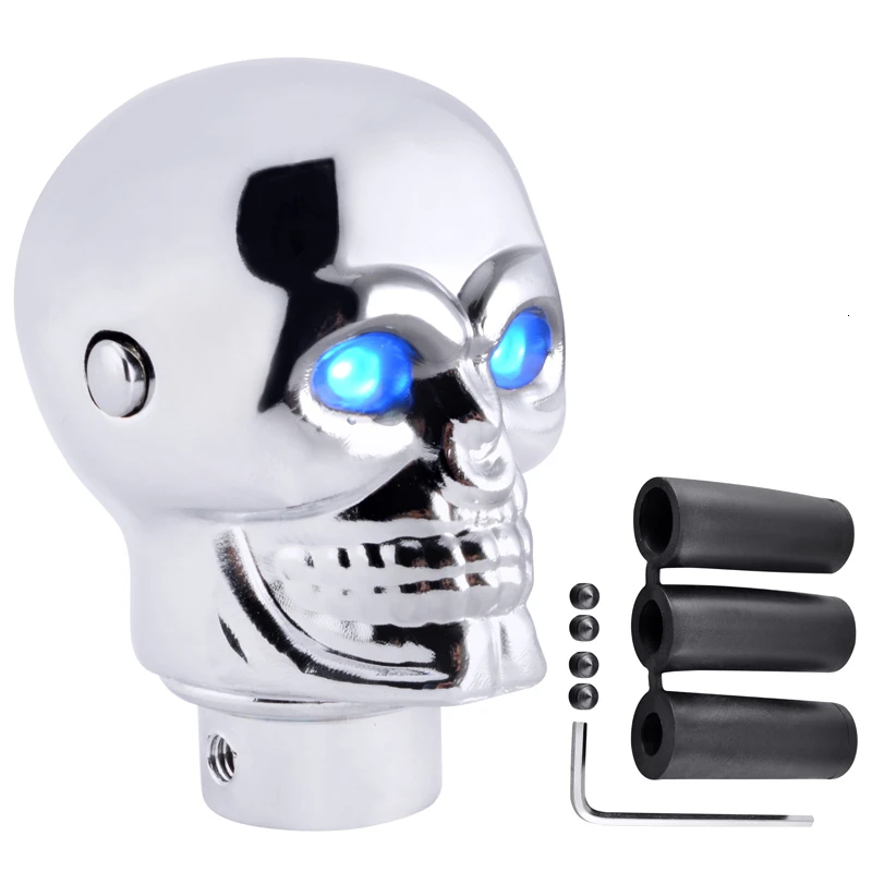 Ручка переключения рулевого механизма автомобиля череп голова Стиль Шестерни