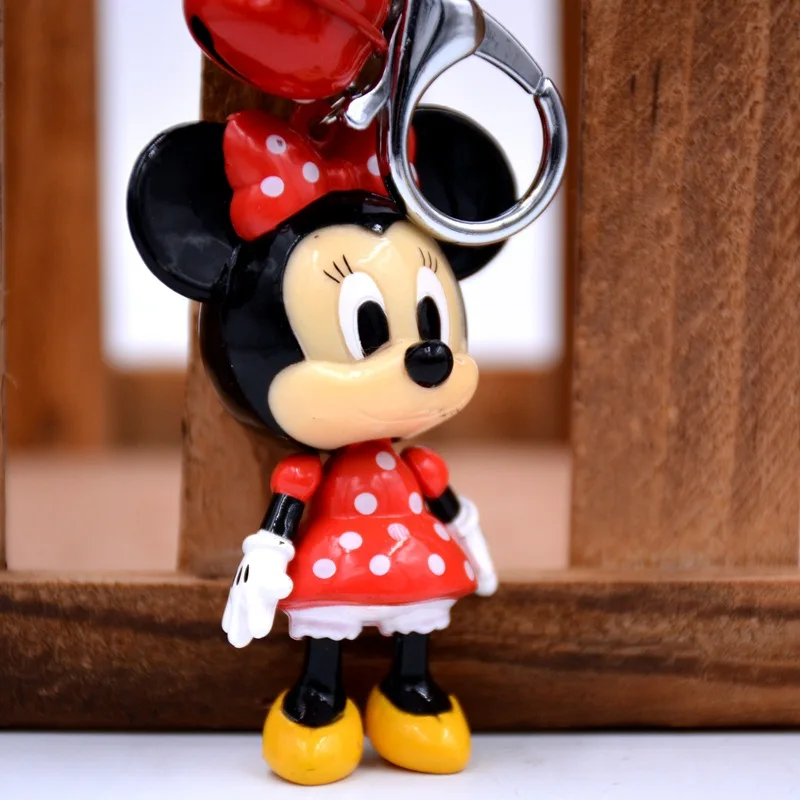 Детский брелок для ключей с мультяшным героем Диснея Микки Маусом подвеска сумки