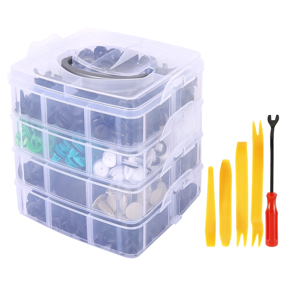 Смешанный Автомобильный Крепеж зажимы для кузова автомобиля комплект бампера