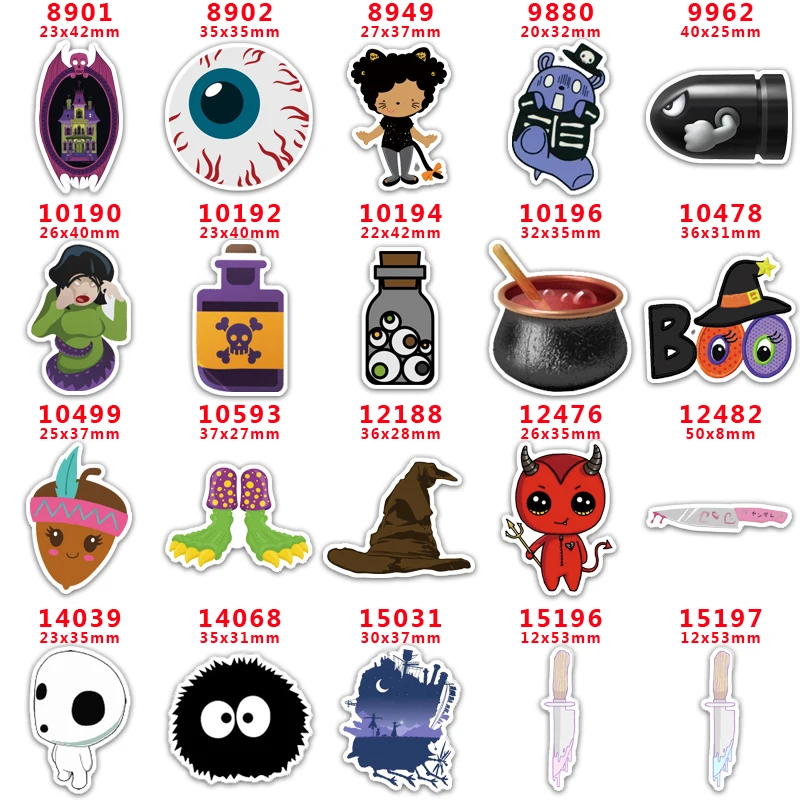 

Принадлежности для рукоделия, Швейные аксессуары, мультяшная печатная плоская смола на Хэллоуин, форма, 10 шт. PR-8901