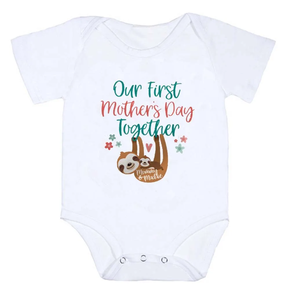 

Наш первый день мороза вместе с печатью детской одежды детский комбинезон Одежда для новорожденных мальчиков и девочек Комбинезон