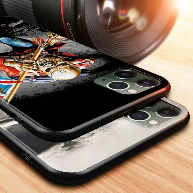 

Horror Skull Art For Apple iPhone 12 Pro Max Mini 11 Pro XS Max X XR 6S 6 7 8 Plus 5S SE2020 Black Phone Case