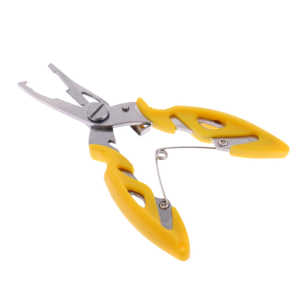 Многофункциональные мини-плоскогубцы для рыбалки разделенное кольцо резак